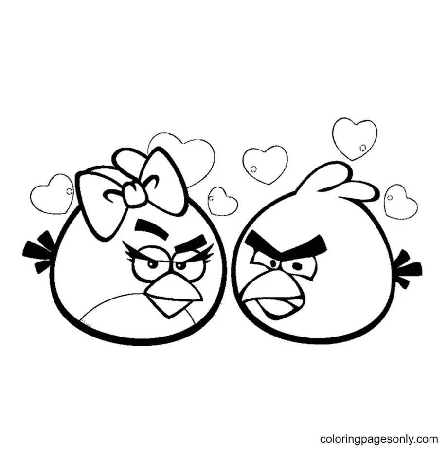 Angry Birds Coloring Pages 45