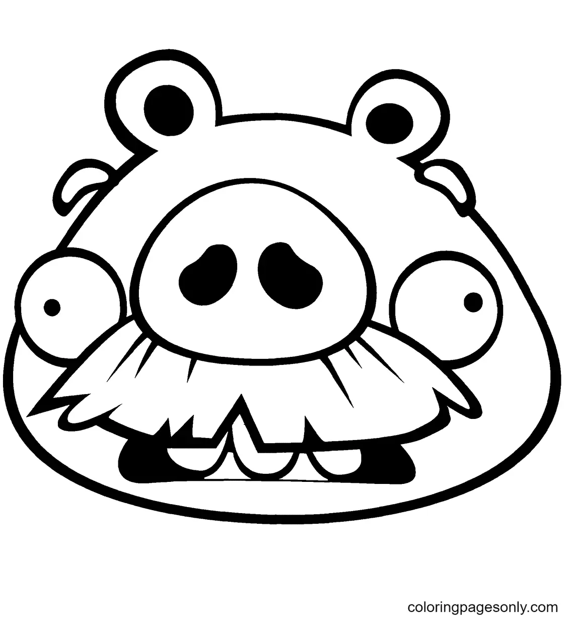 Angry Birds Coloring Pages 50