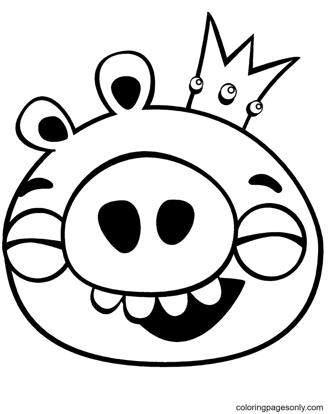 Angry Birds Coloring Pages 78