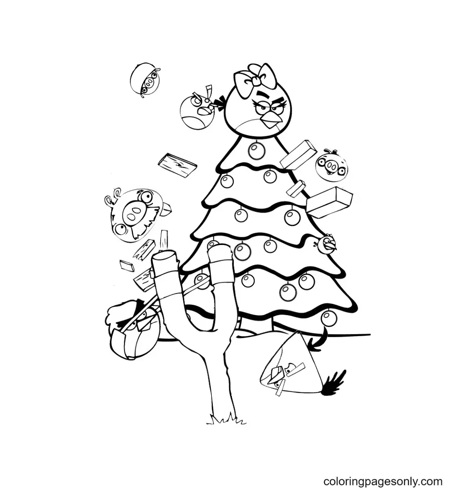 Angry Birds Coloring Pages 8