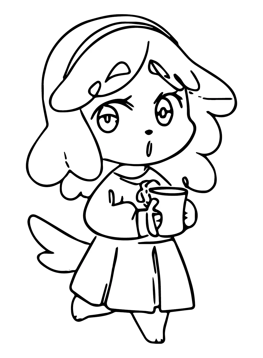 Desenhos de Animal Crossing Para Colorir 2