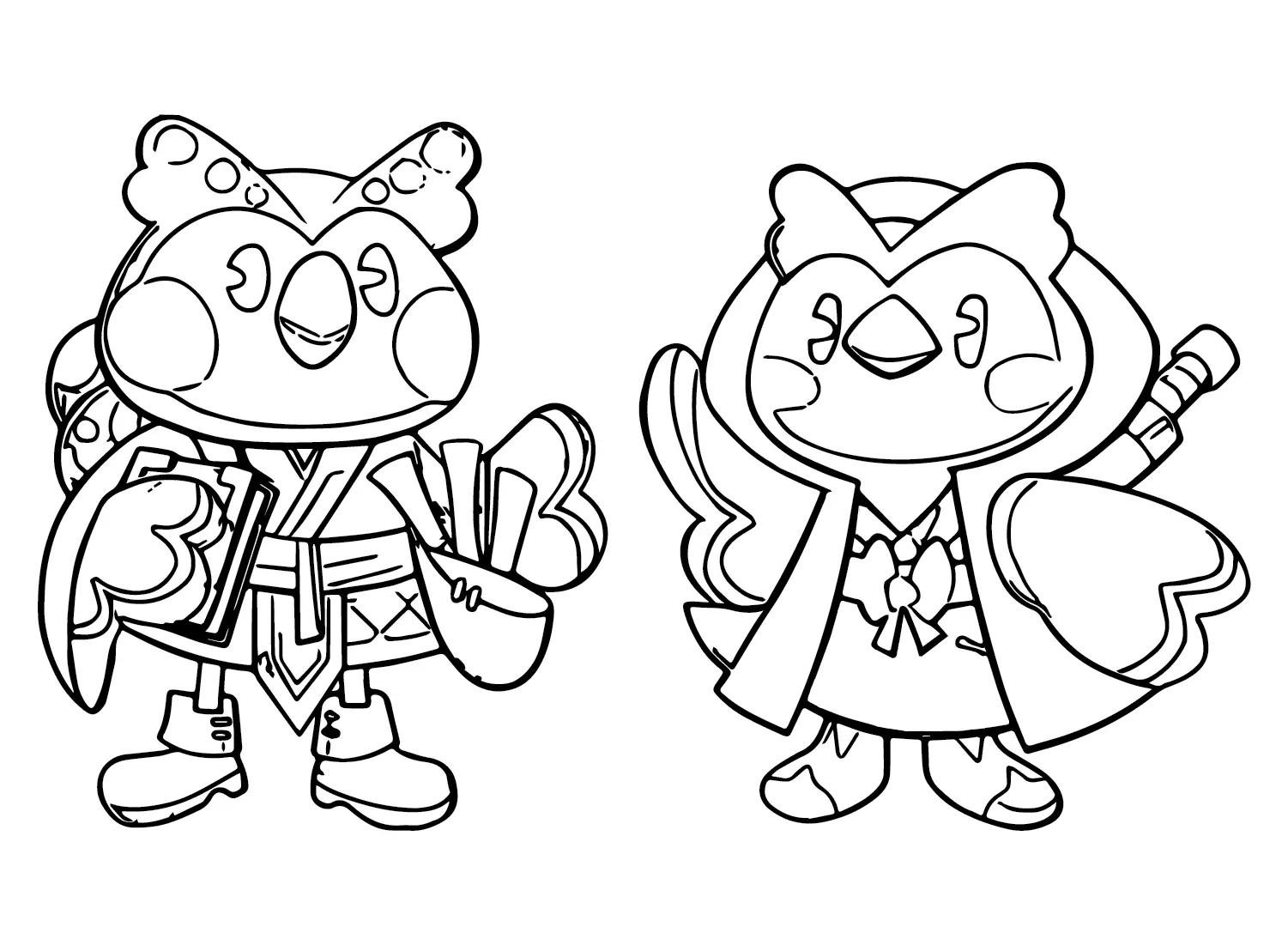 Desenhos de Animal Crossing Para Colorir 20