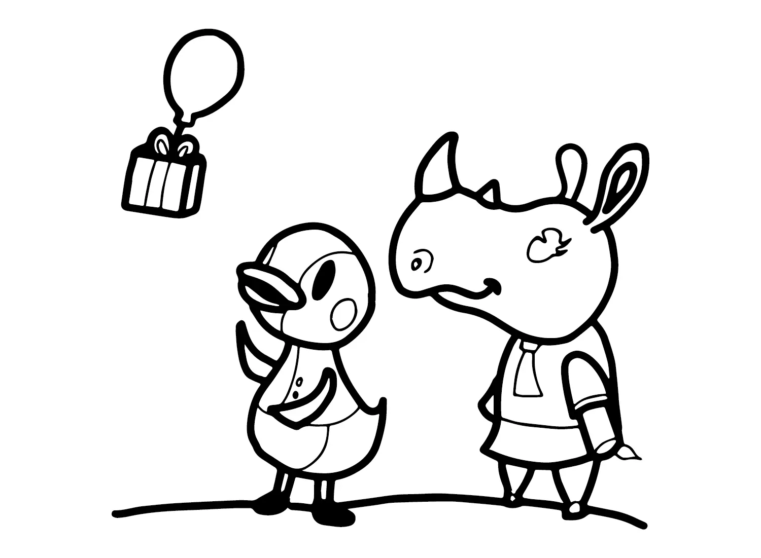 Desenhos de Animal Crossing Para Colorir 21