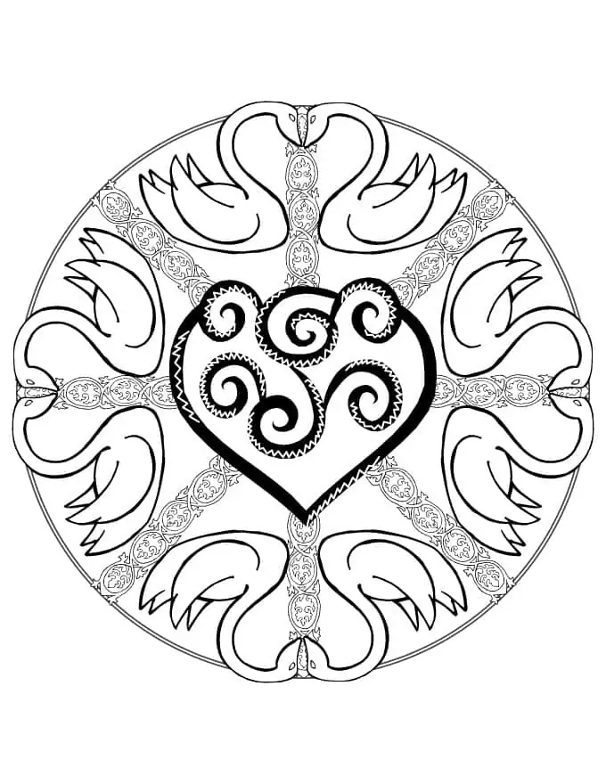 Mandalas Animales Para Colorear 37