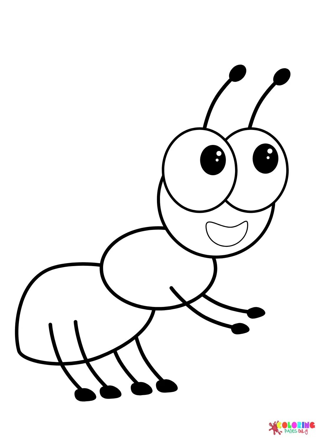 Ant Coloring Pages 10