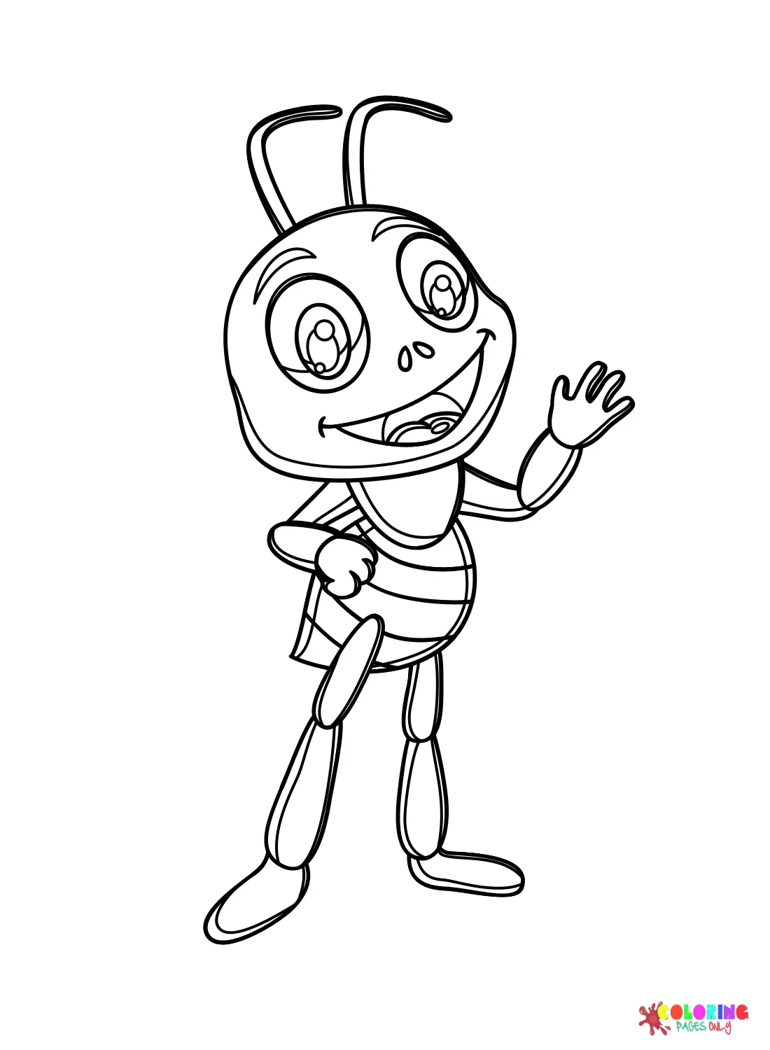 Ant Coloring Pages 11