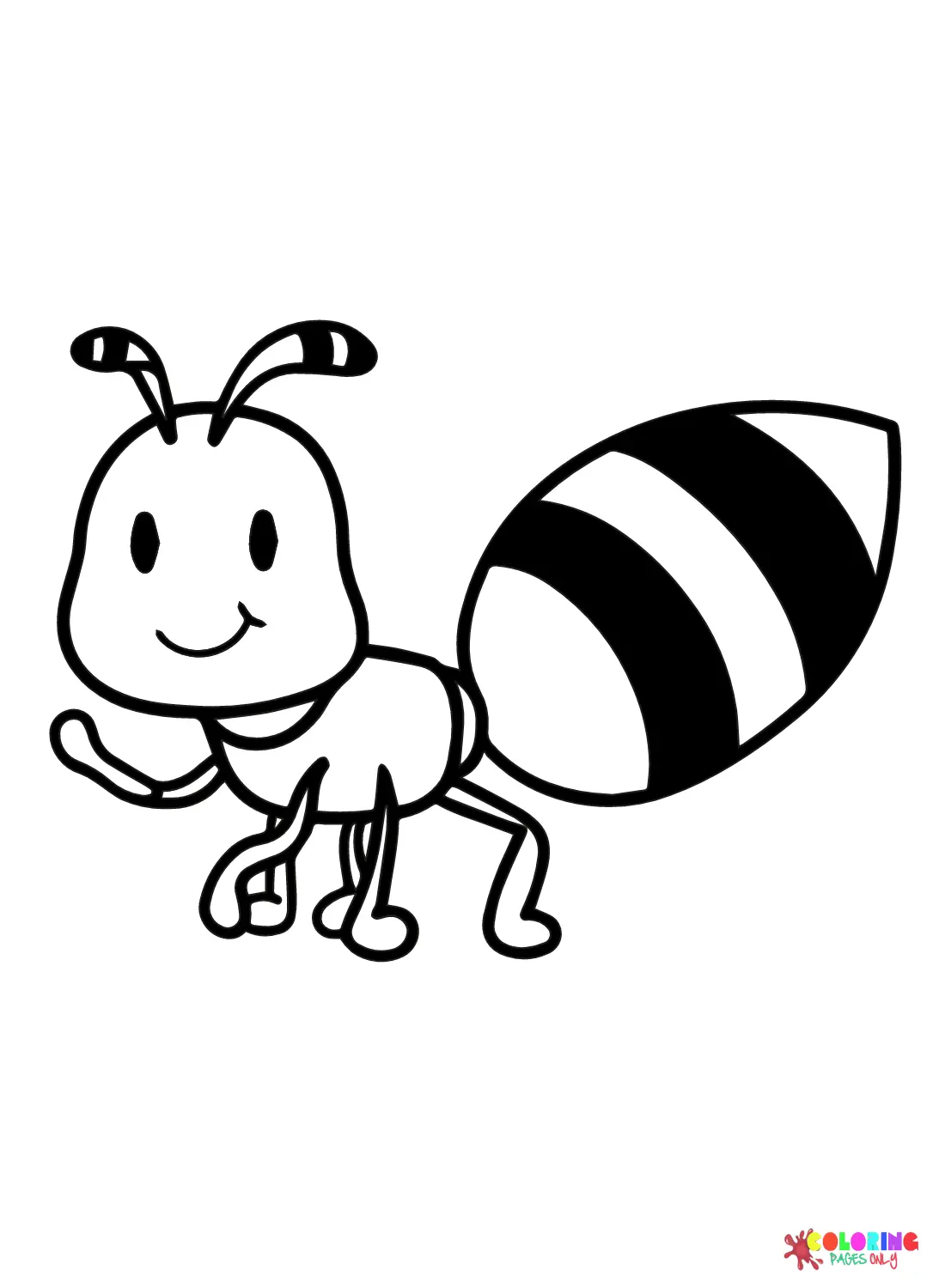 Ant Coloring Pages 12
