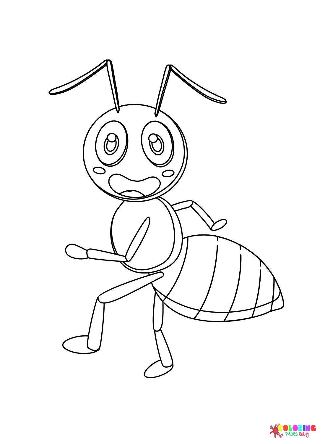Ant Coloring Pages 13