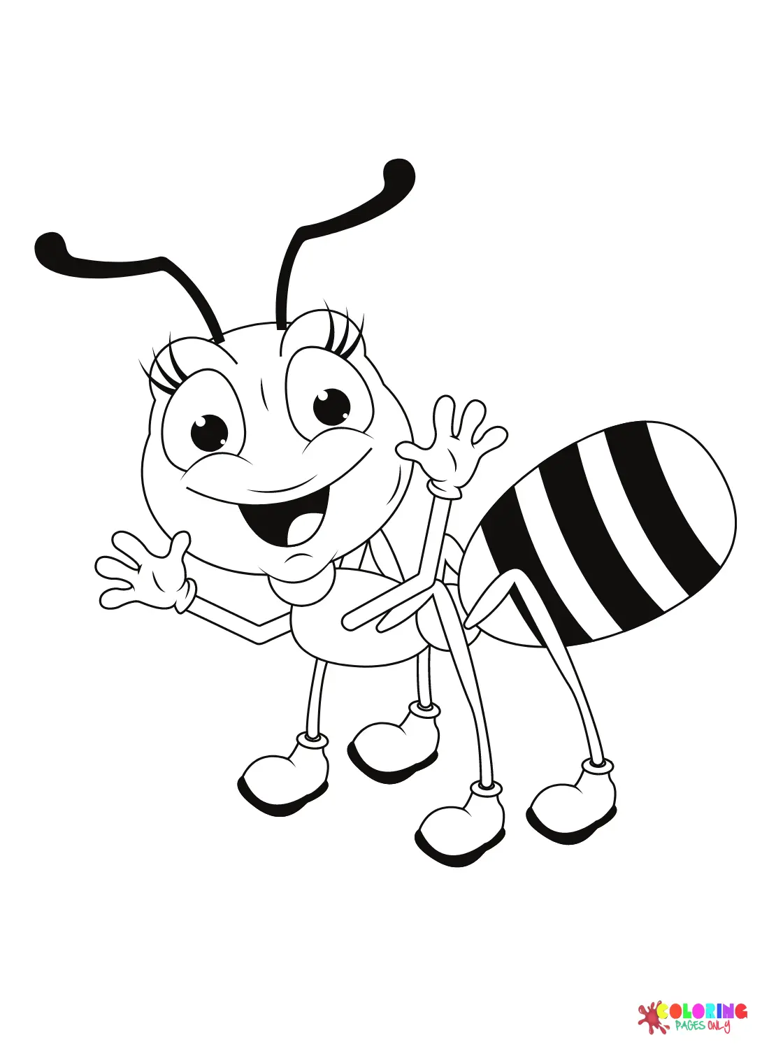 Ant Coloring Pages 15