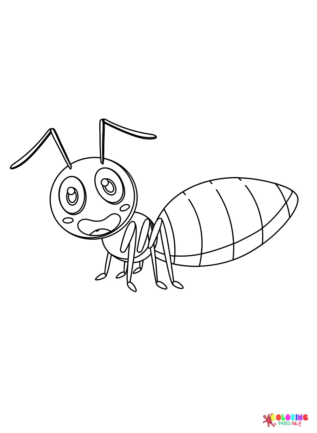 Ant Coloring Pages 19