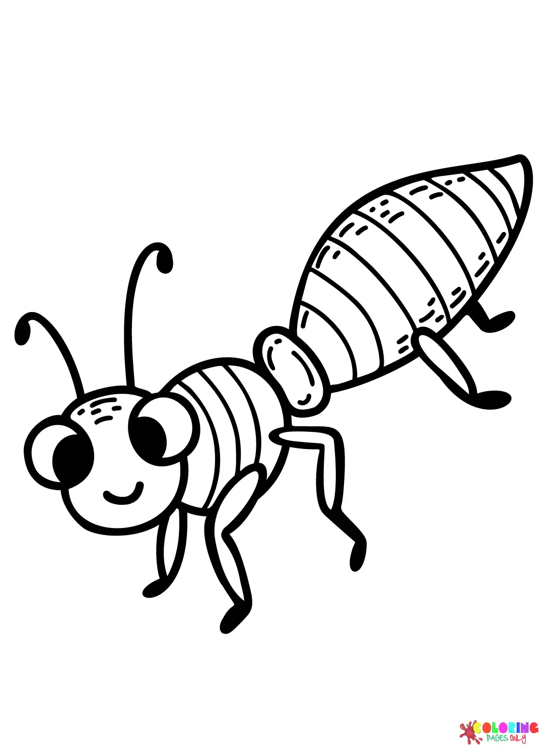 Ant Coloring Pages 20