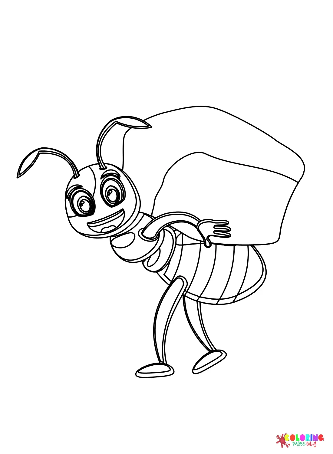 Ant Coloring Pages 21