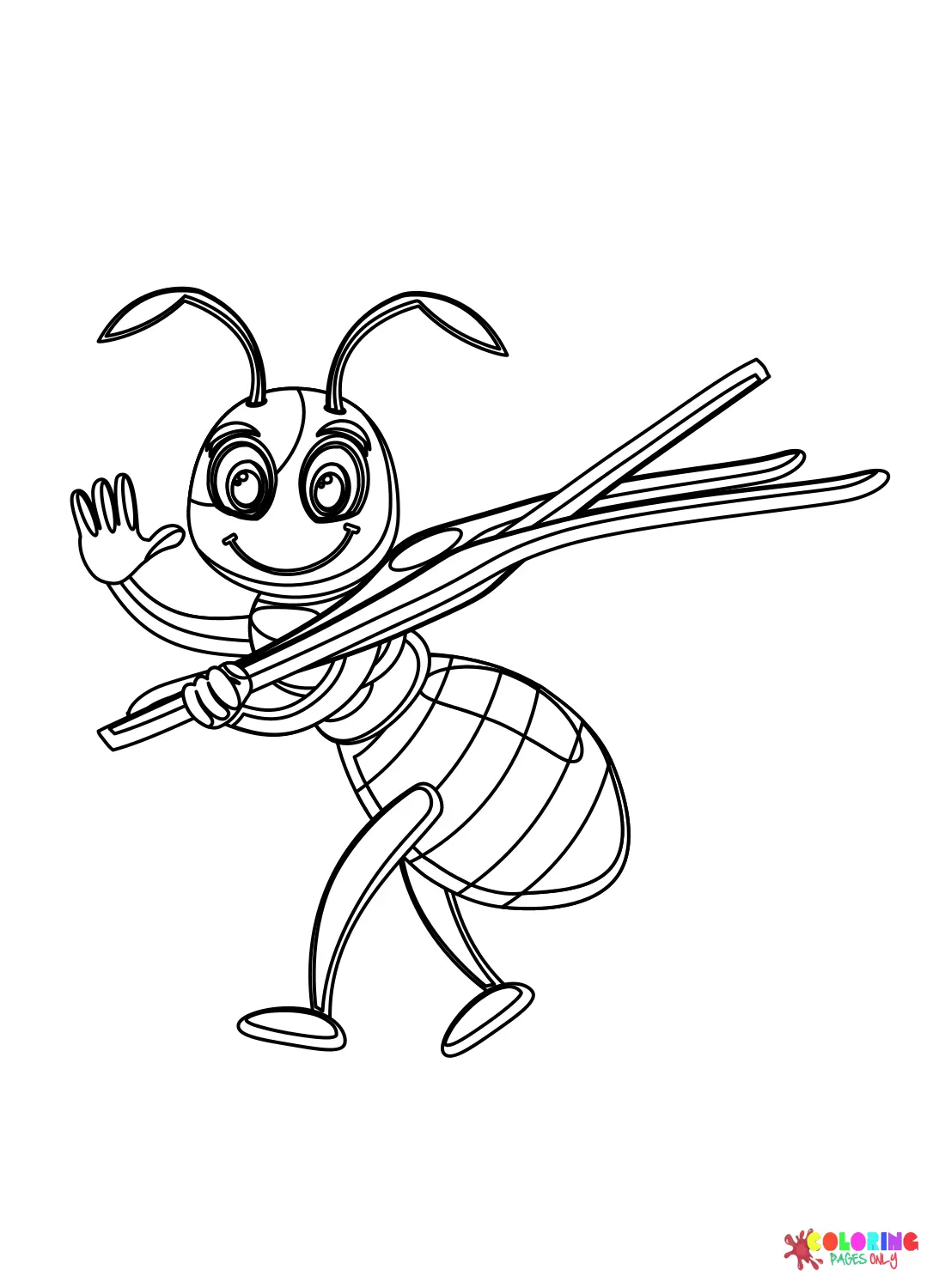 Ant Coloring Pages 26
