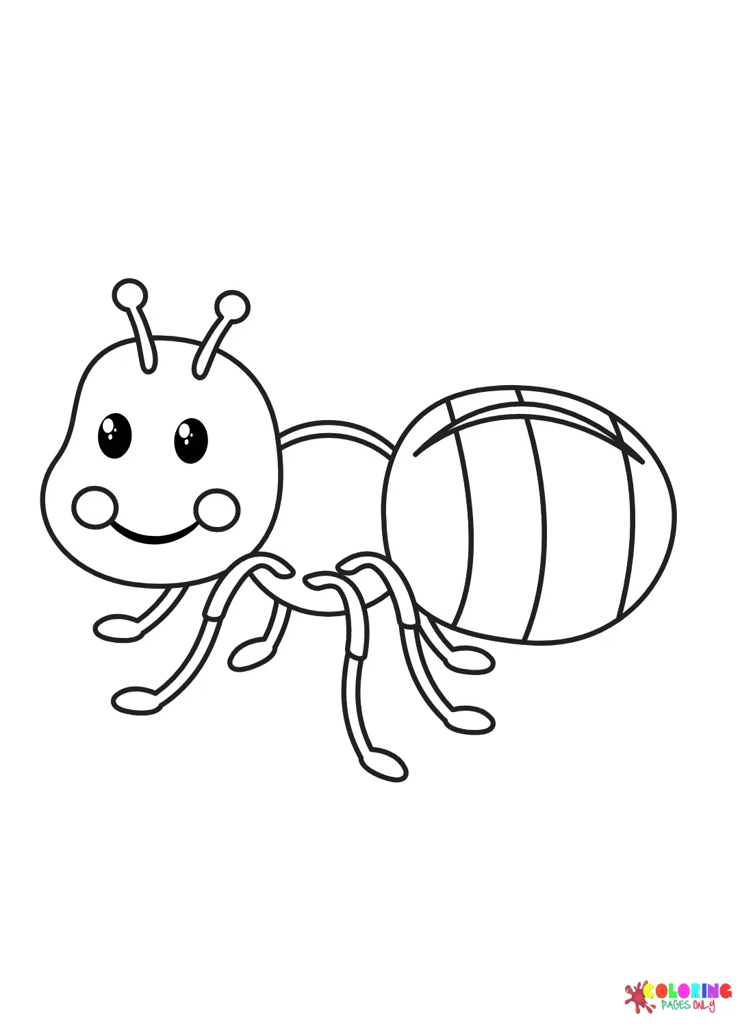Ant Coloring Pages 6