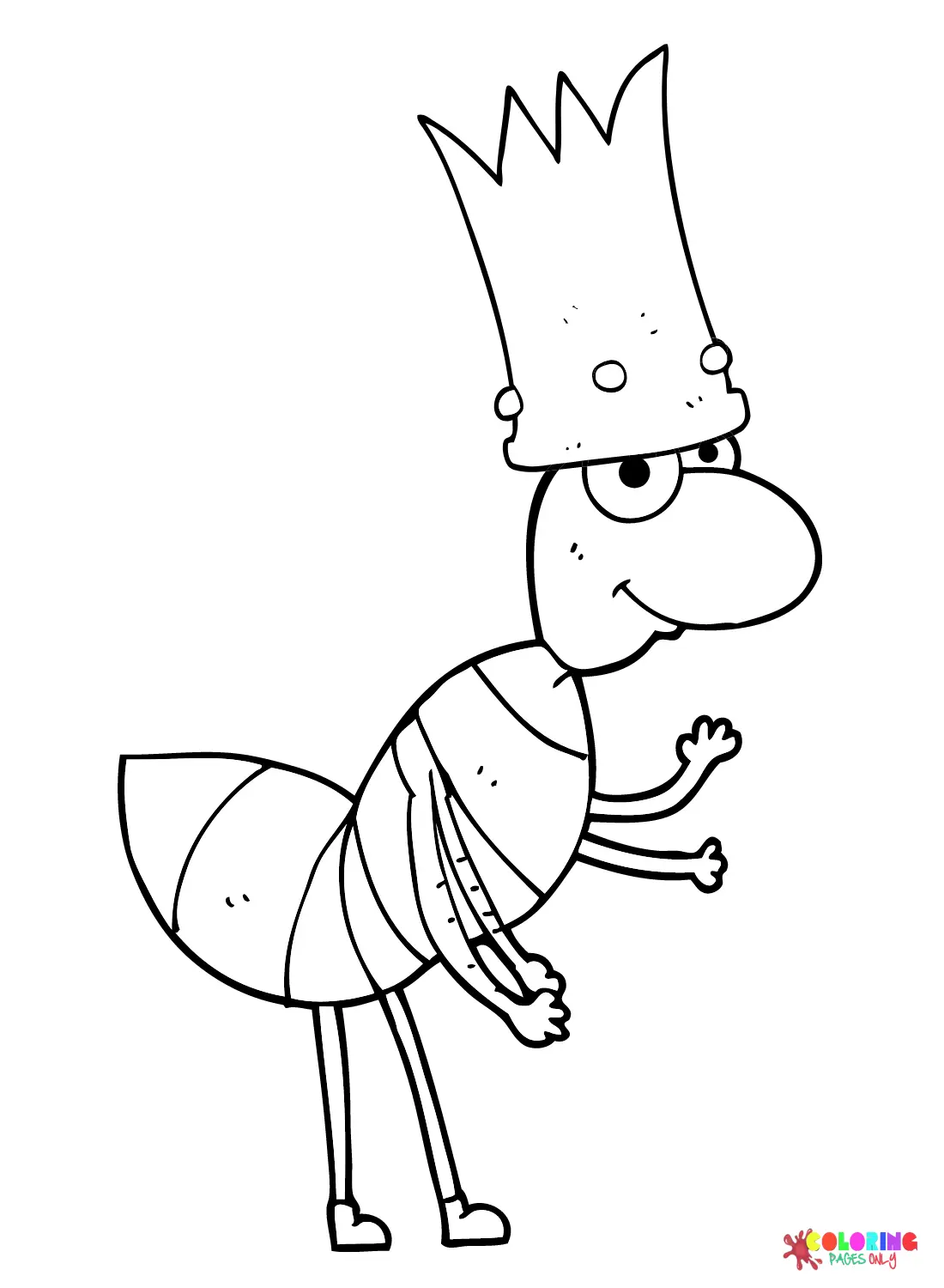 Ant Coloring Pages 7