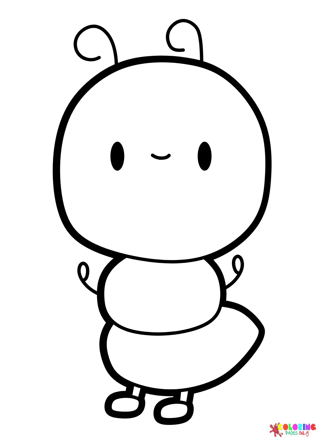 Ant Coloring Pages 9