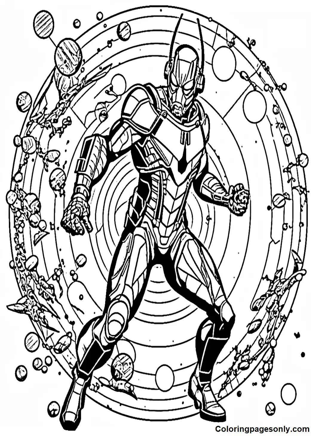 Ant-Man und die Wespe Quantumania Ausmalbilder 1