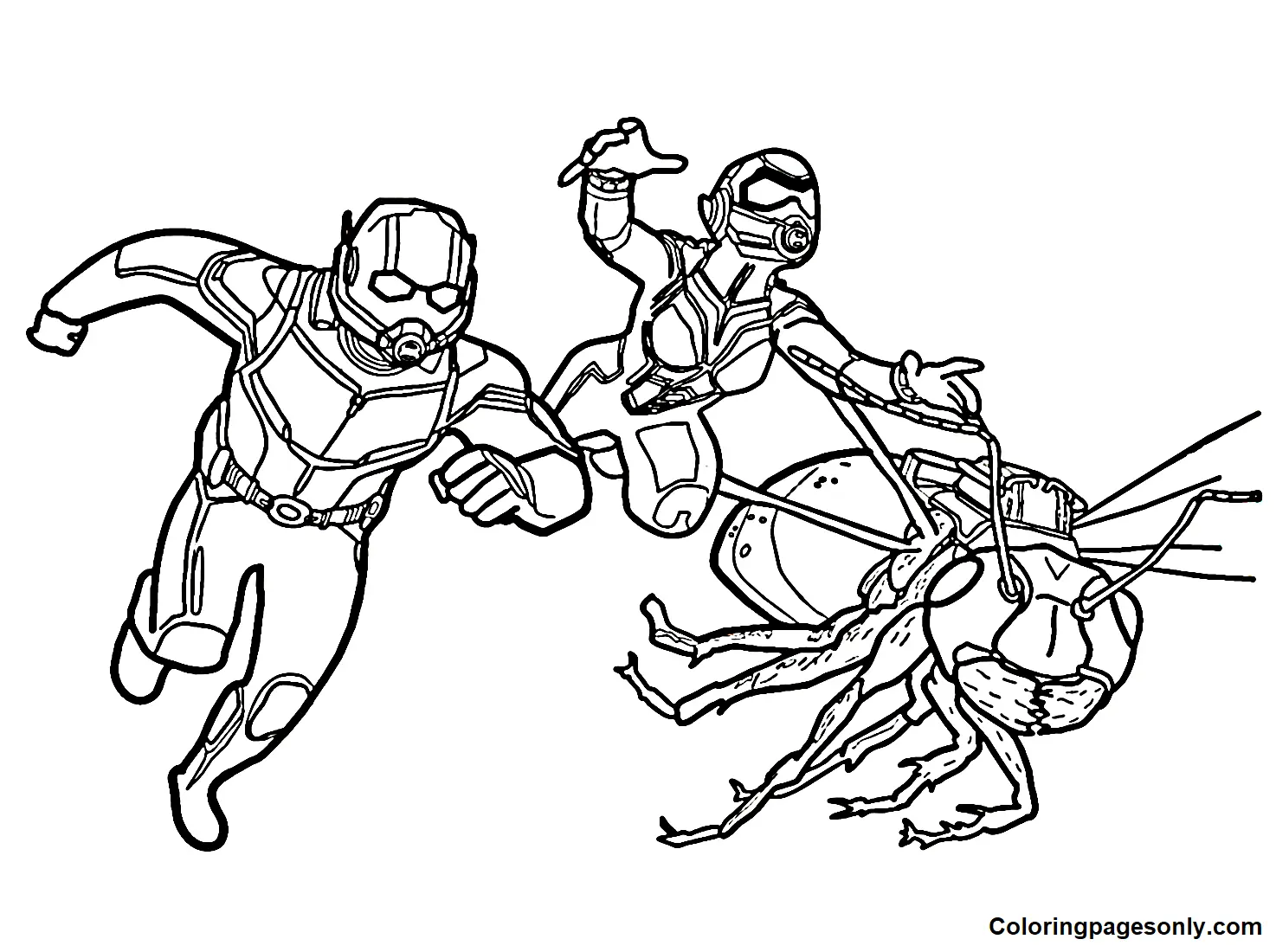Ant-Man und die Wespe Quantumania Ausmalbilder 12