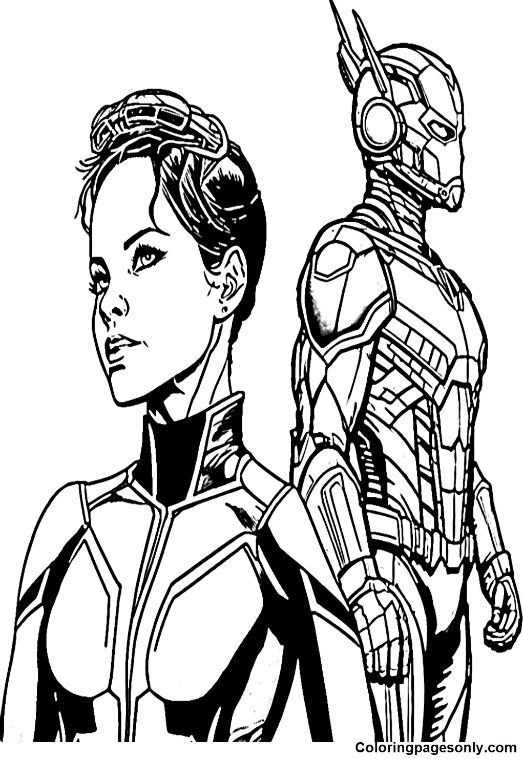Ant-Man und die Wespe Quantumania Ausmalbilder 2