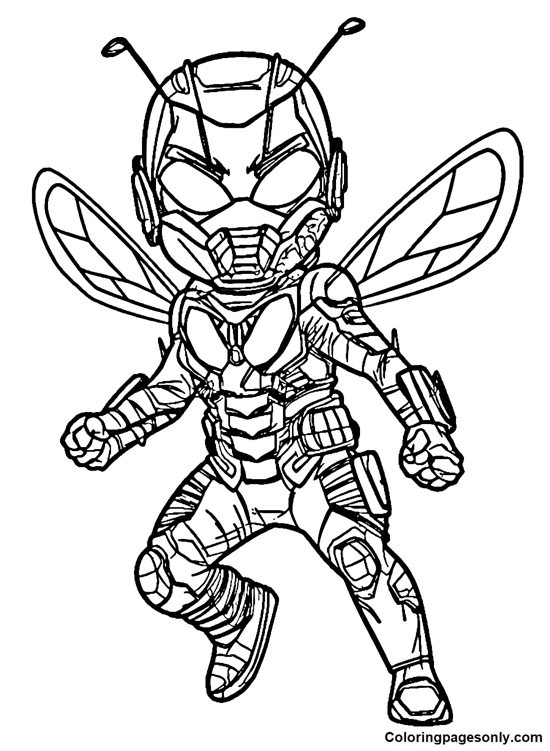 Ant-Man und die Wespe Quantumania Ausmalbilder 21