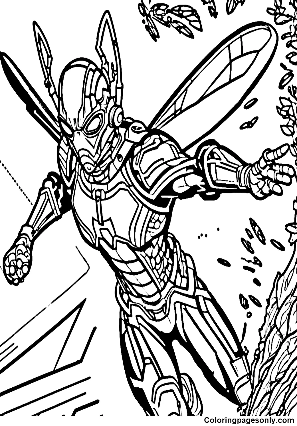 Ant-Man und die Wespe Quantumania Ausmalbilder 6