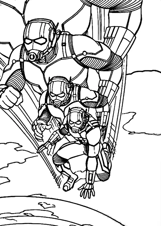 Ant-Man Ausmalbilder 28