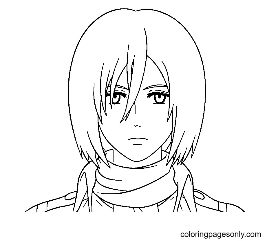 Desenhos de AOT para colorir 22