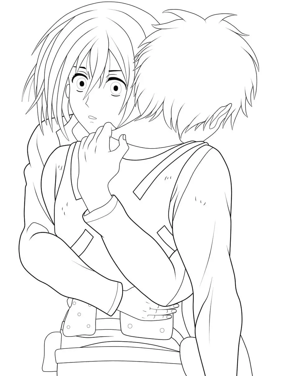 AOT Coloring Pages 49