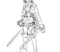 Desenhos de AOT para colorir 52