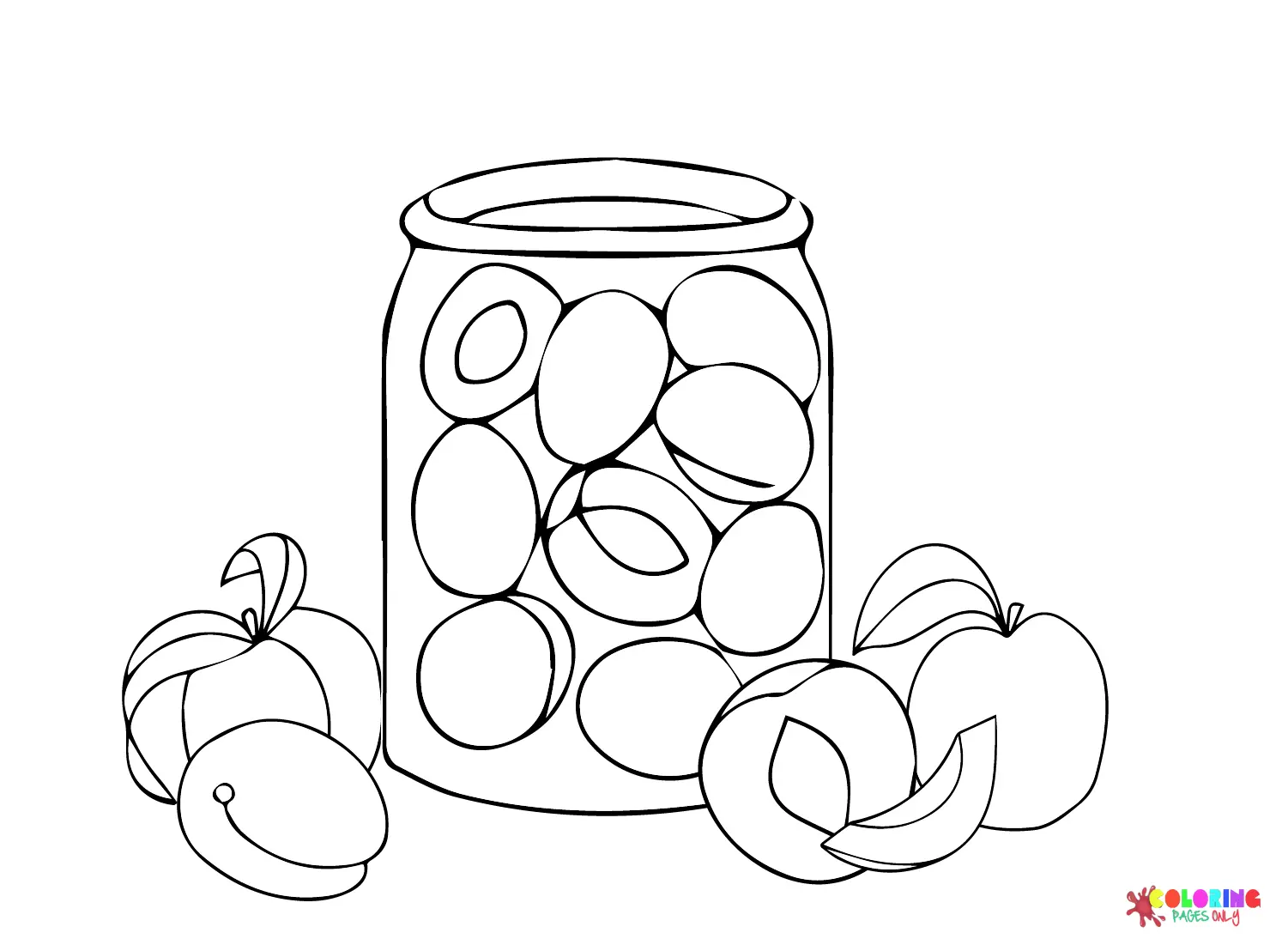 Albaricoque Para Colorear 23