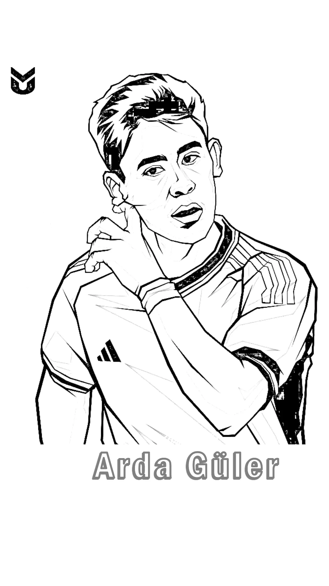 Arda Guler Ausmalbilder 10