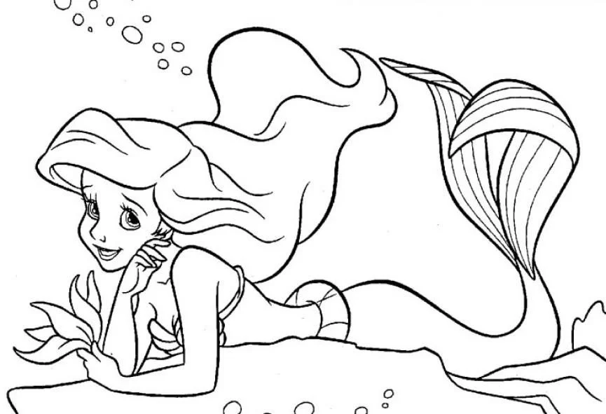 Ariel Para Colorear 12