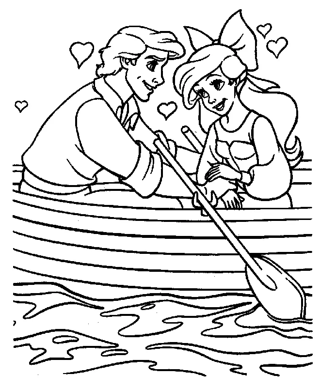Ariel Coloring Pages 15