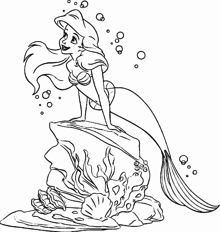 Ariel Para Colorear 30