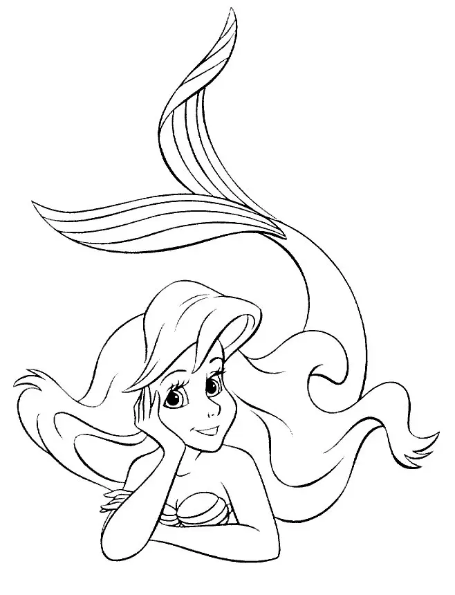 Ariel Para Colorear 32