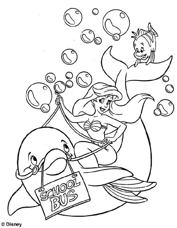 Ariel Para Colorear 35