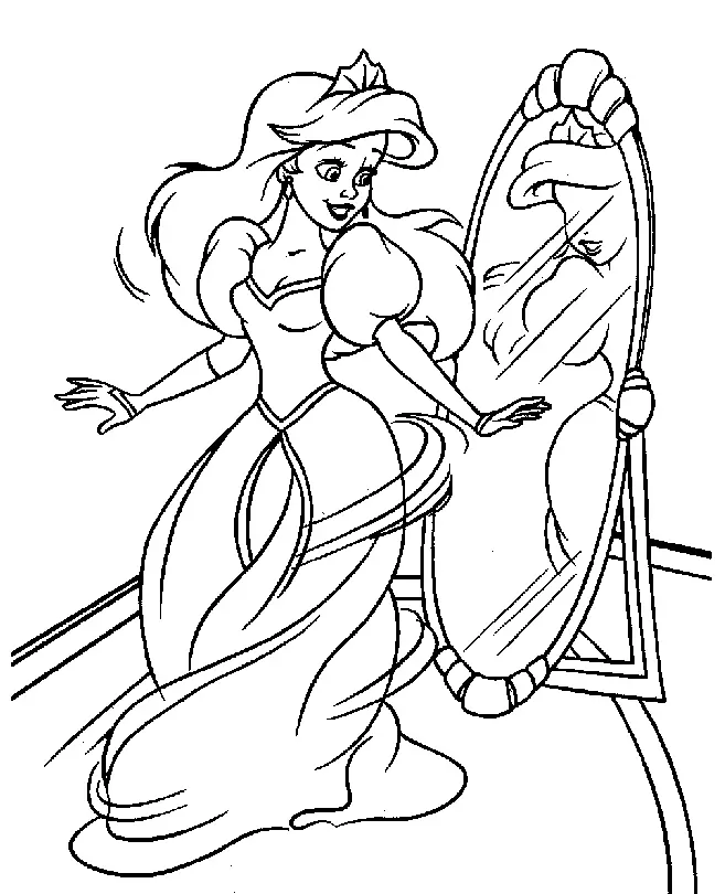 Ariel Para Colorear 41