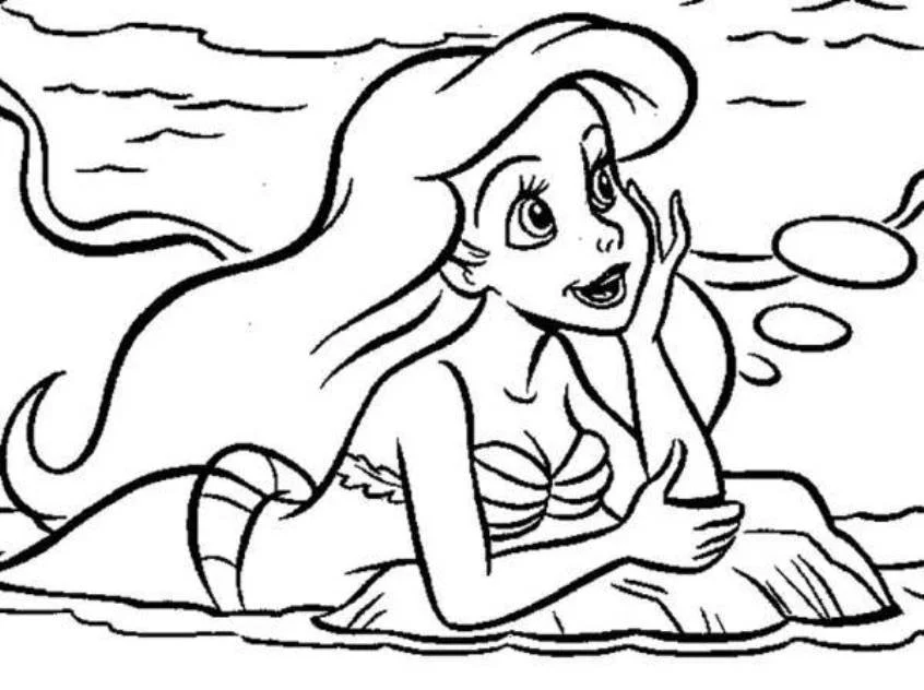 Ariel Para Colorear 43