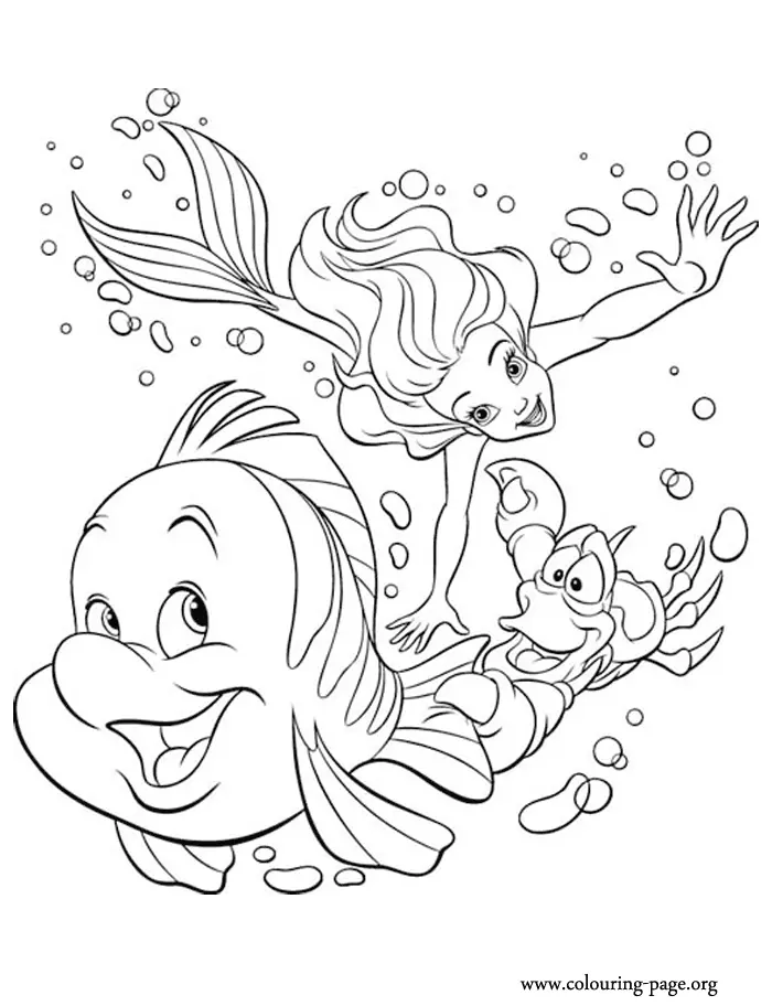 Ariel Para Colorear 51