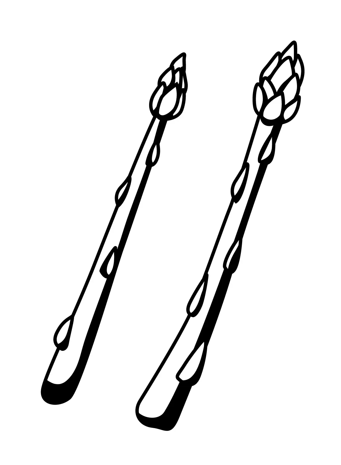 Spargel Ausmalbilder 11