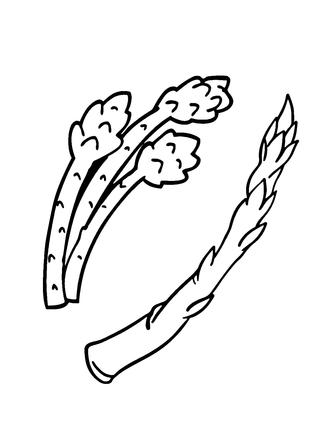 Spargel Ausmalbilder 12
