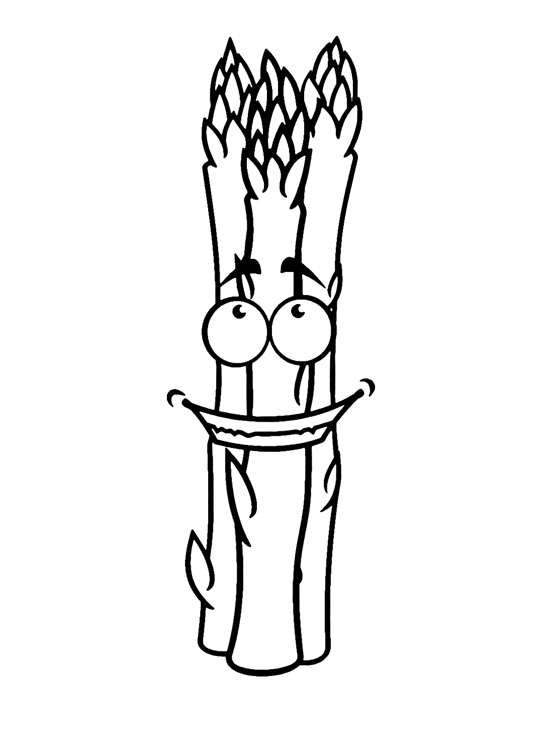 Spargel Ausmalbilder 17