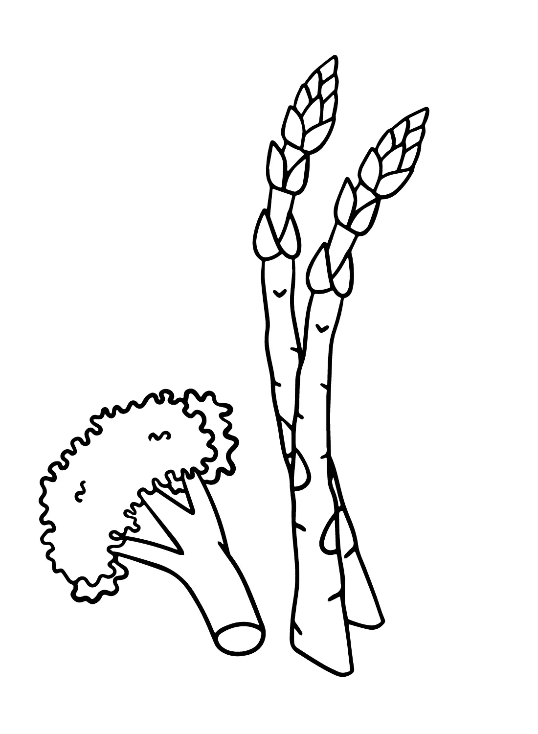Spargel Ausmalbilder 20