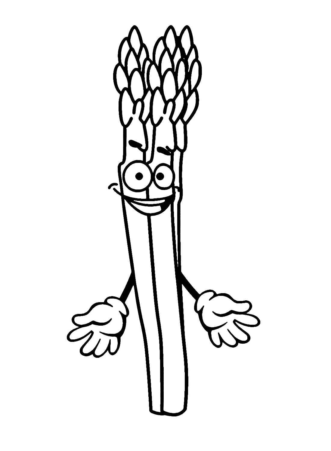 Spargel Ausmalbilder 21