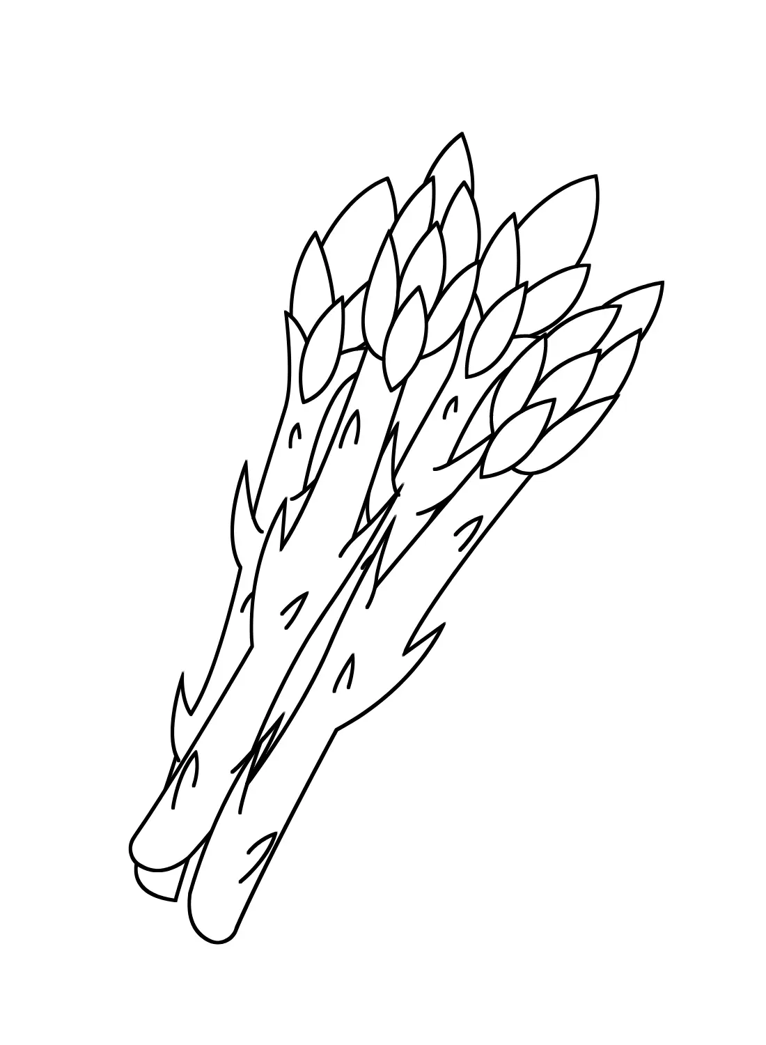 Spargel Ausmalbilder 27