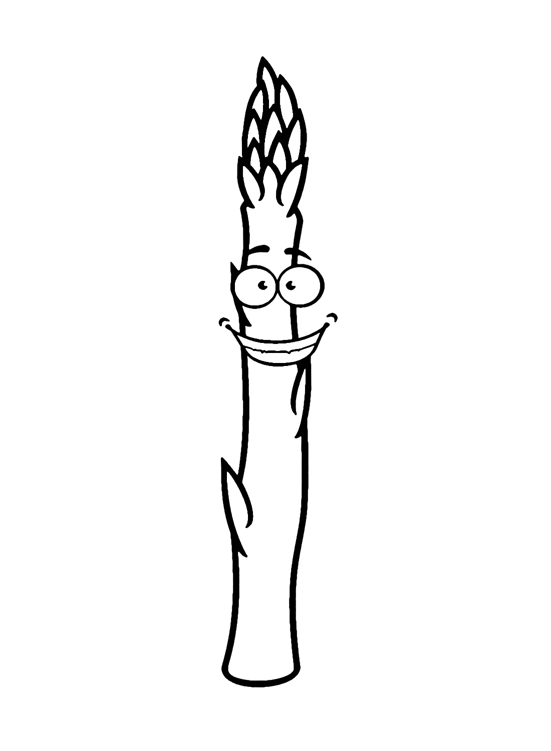 Spargel Ausmalbilder 29