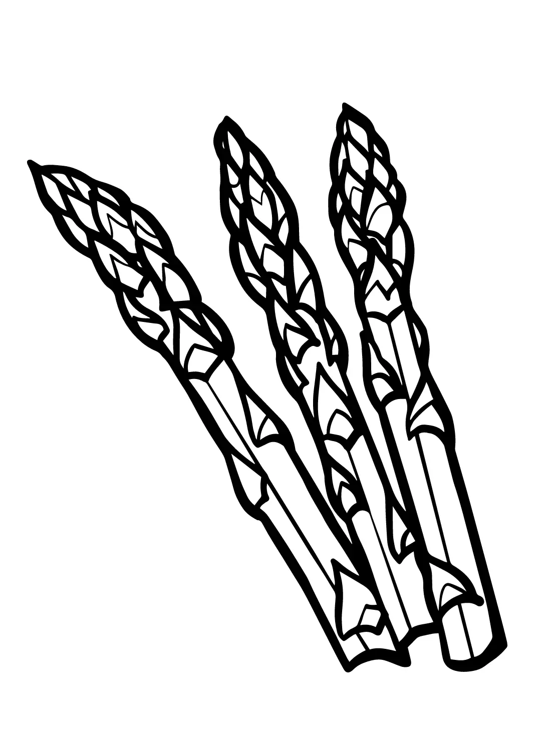 Spargel Ausmalbilder 32