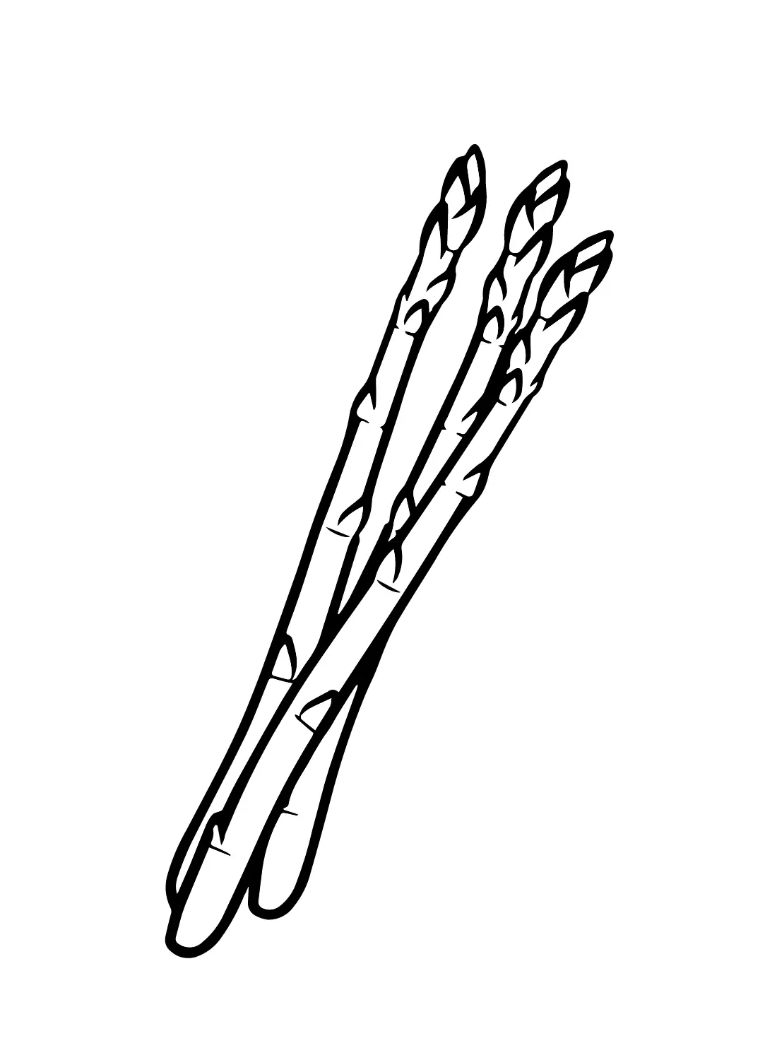 Spargel Ausmalbilder 33