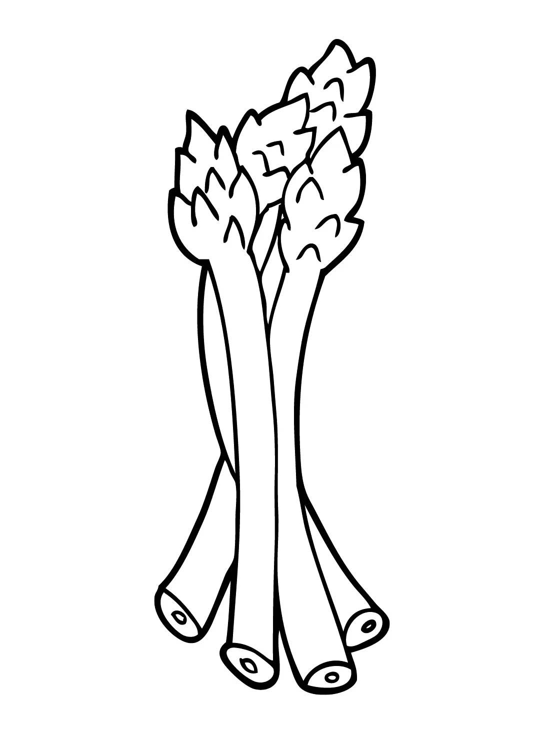 Spargel Ausmalbilder 5