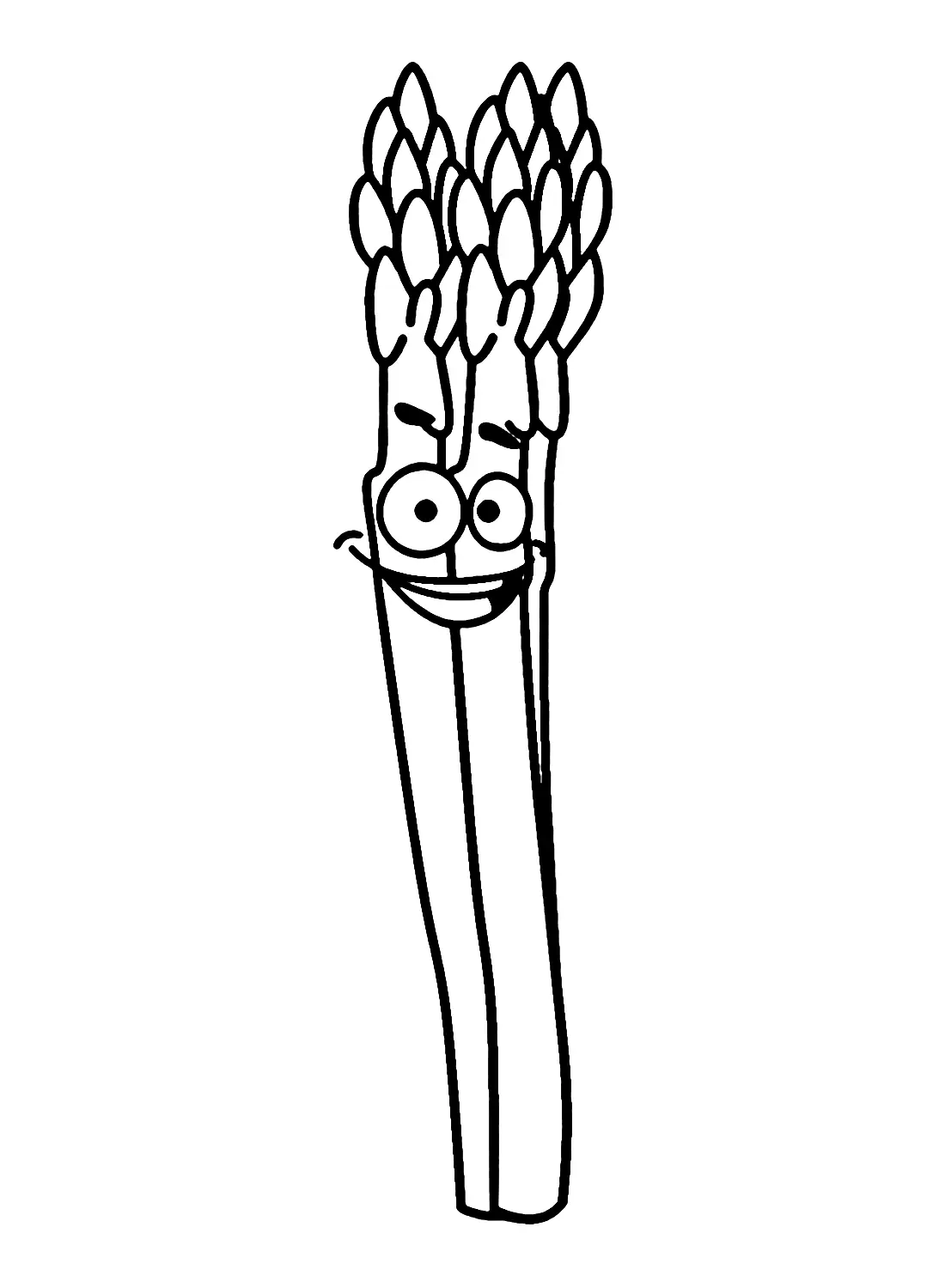 Spargel Ausmalbilder 8